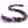 Natürliche Amethyst Chip lose Perlen unregelmäßige Form gebohrte Steine für DIY Schmuck. - Amethyst