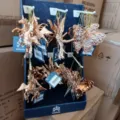 Christmas decorative hanging ornaments rose gold pendant set for holiday tree decor - Animal Pendant
