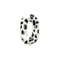 40 inch black and white cow print number zero foil balloon for birthday party decorations. - Number 0