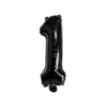 Black number 1 foil balloon, large 40 inch helium balloon for birthday party decorations. - 1 / Black