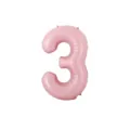 Roze getal 3 folie ballon 40 inch verjaardag feest bruiloft vakantie feestdecoratie. - Cijfer 3