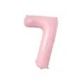 Pink number 7 foil balloon 40 inch for birthday party wedding anniversary celebration decor setup - Number 7