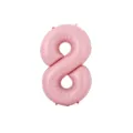 40 Inch Pink Number 8 Foil Balloon Birthday Party Wedding Decoration Helium Balloon Decor - Number 8