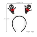 Halloween ghost headband with spring cute black ghost hair hoop party decoration props - One Size / Halloween Headband WTK-08 (Black Ghost)