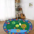 Alfombra educativa de dibujos animados para ninos alfombra con alfabeto ABC de juego. - 40*60cm / Estilo Cinco