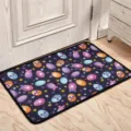 Easter eggs pattern doormat for home entry, non-slip floor mat for hallway decoration. - 40*60cm / Easter Doormats-3