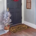 Cozy indoor doormat with funny quote print and moon phases, anti-slip entrance mat for home. - BYT Pet Mats (5)