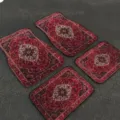 Vintage Persian rug style 4-piece car floor mat set, anti-slip and durable interior protection. - 33*44cm (2 Pieces) / Goo Car Floor Mats - 2