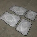 Retro Nordic 4-piece car floor mat set, anti-slip wear-resistant interior accessory. - 33*44cm (2 Pieces) / Goo Car Floor Mats - 4