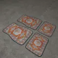 Vintage boho car floor mats set of 4, non-slip durable universal auto interior protection. - Goo Car Floor Mats - 13