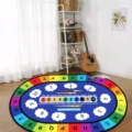 Alfombra infantil educativa de juego para ninos con letras y numeros para guarderia - 40*60cm / Estilo Cuatro