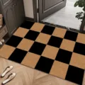 Paillasson à carreaux de style américain, tapis d'entrée résistant pour le couloir. - Style 8 (0710-8)