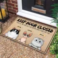 Cute personalized cat doormat, funny entry floor mat with non-slip backing for home decor. - 40*60cm / Best Friends