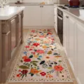 Perzische stijl keuken loper, bloemen patroon antislip vloermat voor thuis decor - 40*60cm / Persische Stijl 11