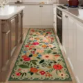 Keukenloper vloerkleed groen bloemend antislip wasbaar vintage lange mat voor thuis - 40*60cm / Persische Stijl 23