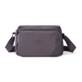 Sac bandoulière en nylon pour femme sac à épaule multicouche décontracté violet pratique - Violet