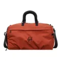 Large capacity orange travel duffel bag with strap, perfect for fitness, gym and short trips. - Handheld Shoulder Travel Bag (6039BM) / Orange