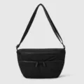 Sac bandoulière en nylon noir multi-compartiments sac casual pour femme travail quotidien. - 616 Noir