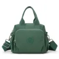 Sac bandoulière en nylon pour femme sac à main imperméable décontracté multi-poches - 905 vert foncé