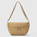 Sac bandoulière en nylon kaki, sac porté épaule décontracté multi-compartiments femme - 616 Khaki