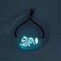 Leuchtender Drache Anhänger Armband mit verstellbarer schwarzer Kordel, kreativer Schmuck im Detail - Fliegender Drache Stil (NB649)