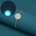 Modische leuchtende Herz Anhänger Armband silber Farbe kreative glühende Handgelenk Schmuck - Herz Stil (NB671)