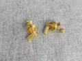 Gold Knot Stud Earrings, Stainless Steel Ribbed Twist Design, Elegant Daily Jewelry Variant - 3D Dimensional Knot Studs (Gold 4) / Gold