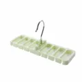 Groene multifunctionele riemhanger stropdas organizer kledingkast opbergrek 23x7x9cm - Groen