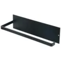 Black metal kitchen paper towel holder wall mounted roll paper rack for kitchen storage shelf - Black
