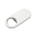 Minimalist magnetic bottle opener for fridge, sleek white beer opener tool for kitchen home. - 9x4x0.8cm / White