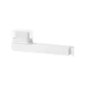 White plastic food bag sealing clip with lid, kitchen snack and milk powder sealer variant. - S / White