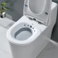 Foldable sitz bath for postpartum care, pregnant women and hemorrhoid relief on toilet - Standard Type / Gray