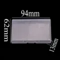 Boite de rangement en plastique transparent pour bijoux petits accessoires de bricolage - Style Rectangulaire (1)