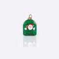 Pendentif en résine de Noël en acier inoxydable avec père Noël et renne pour bijoux de bricolage. - Père Noël et Renne
