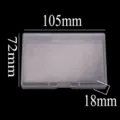 Boîte de rangement en plastique transparent pour accessoires de bijoux et papeterie. - Style Rectangulaire (2)