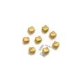 ciondoli a cuore mini in acciaio inossidabile dorato ciondolo DIY collana gioielli - Stile Cuore Piccolo / Confezione da 5 / Oro
