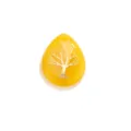 Pendentif en pierre précieuse en forme de goutte jaune avec motif d'arbre de vie doré pour bijoux DIY. - Pendentif Arbre de Vie Jaune Type 1