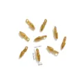 Pendentifs breloques carotte en acier inoxydable doré pour bijoux DIY faits main - Forme de Carotte / Lot de 5 / Or