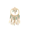 Stainless steel vintage dreamcatcher pendant DIY necklace fashion jewelry accessories - Tassel Pendant / Green