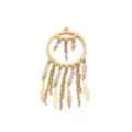 Stainless steel retro multi-shape pendant DIY necklace jewelry accessories variant product. - Tassel Pendant / White
