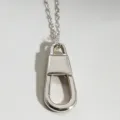 Silver Square Keychain Necklaces
