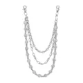 Modische mehrlagige Hosenkette Taillenkette mit Volleyballperlen für Damen Streetwear. - Roter Nähkugel Stil