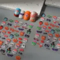 Halloween 3D resina pegatinas de uñas bonitas calabazas espeluznantes calaveras set - Estilo Calabaza Joker Calavera Halloween (CO-457)