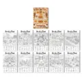 Livre de coloriage Thanksgiving chercher et trouver feuilles d'activités enfants art - Affiche de Coloriage Action de Grâce (RXHC1143) / Lot de 10 feuilles