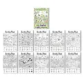 Ensemble d'affiches et de livres de coloriage d'insectes pour enfants, pages éducatives. - Affiche de Coloriage Royaume des Insectes (RXHC1149) / Lot de 10 feuilles