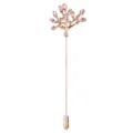 Roségoldener Baum Zweig Reversnadel für Herren, elegante lange Anstecknadel Anzug Brosche. - Goldener kleiner Baum