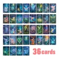 Set 36 carte oracolo angelo mistico, mazzo tarocchi fata fantasy guarigione spirituale - 36 Pezzi/Confezione (RXHA0136)