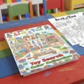 Kids Fun Seek and Find Coloring Book Toy Store Activity Book Educational Drawing Art - Toy Store Theme (RXHC1156)