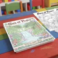 Libro para colorear de plantas de selva tropical con hermosos diseños de cascadas para niños y adultos. - Tema de la Selva Tropical (RXHC1169)