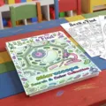 Children microscope coloring book fun science exploration drawing album for kids learning - Fun Search Cognitive Book (RXHC1161)